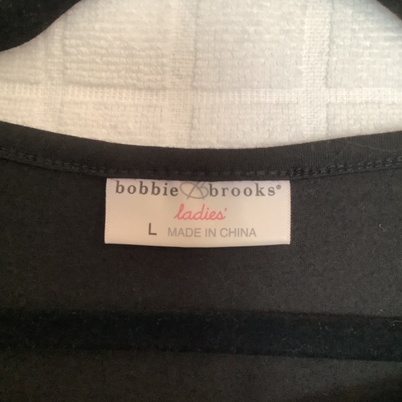 Bobbie Brooks Ladies Pullover Top Black Size L - Picture 3 of 4
